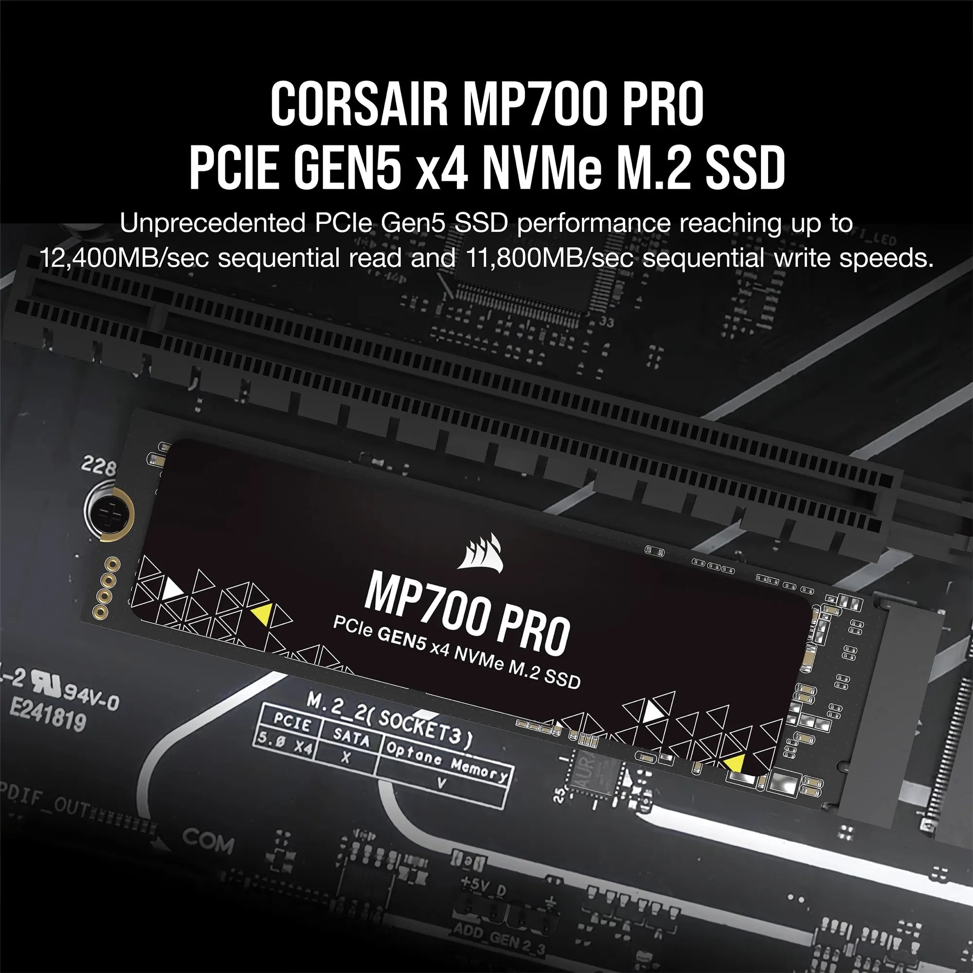 Corsair MP700 PRO, 2 TB, M.2