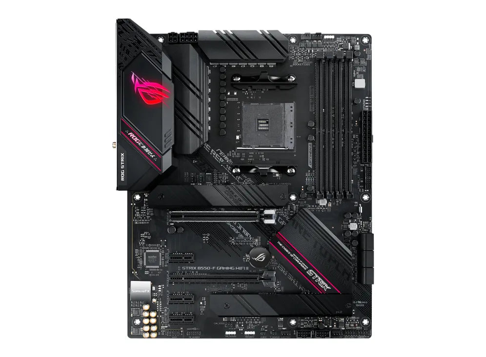 ASUS ROG STRIX B550-F GAMING WIFI II, AMD, Socket AM4, 3rd Generation AMD Ryzen™ 3, 3rd Generation AMD Ryzen 5, 3rd Generation AMD Ryzen™ 7, 3rd..., DDR4-SDRAM, 128 GB, DIMM