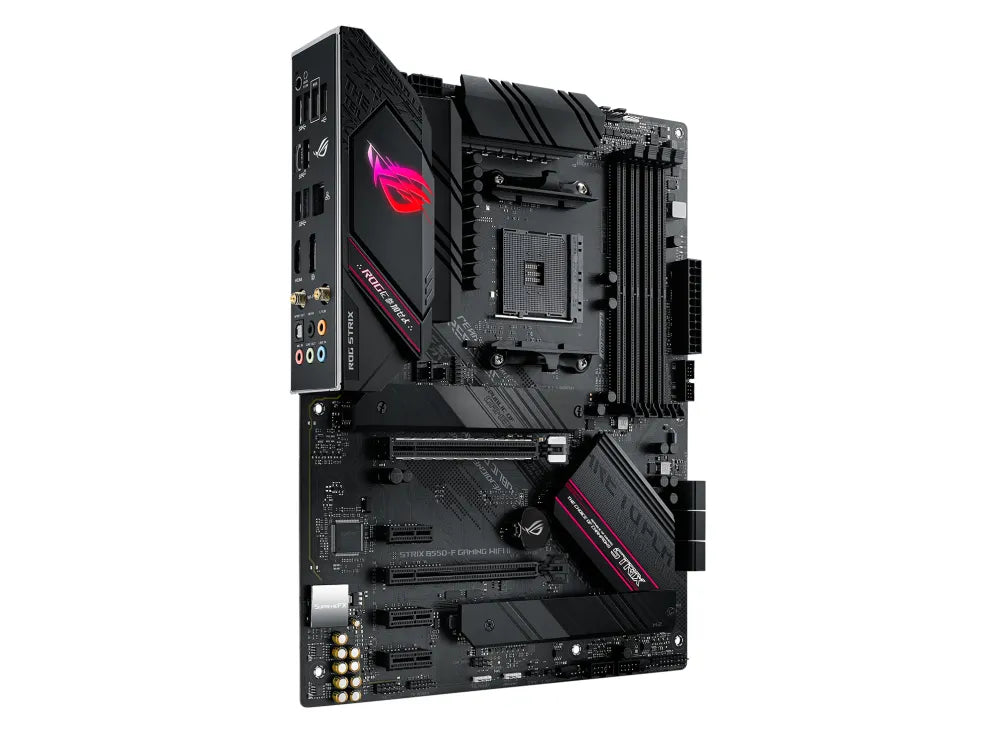 ASUS ROG STRIX B550-F GAMING WIFI II, AMD, Socket AM4, 3rd Generation AMD Ryzen™ 3, 3rd Generation AMD Ryzen 5, 3rd Generation AMD Ryzen™ 7, 3rd..., DDR4-SDRAM, 128 GB, DIMM