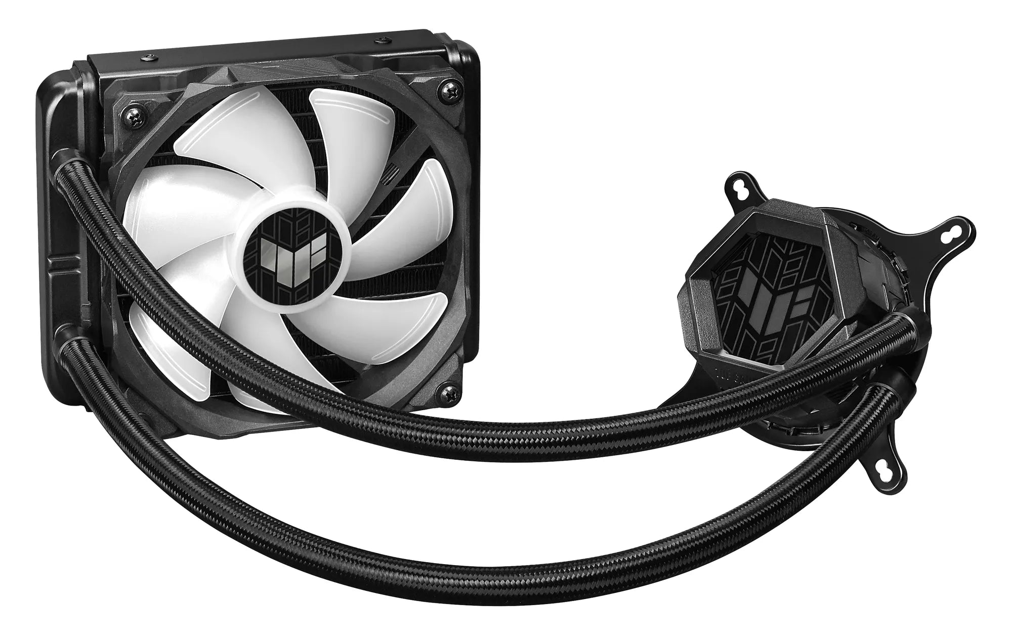 ASUS TUF GAMING LC 120 ARGB, All-in-one liquid cooler, 12 cm, 67 cfm, 113.8 m³/h