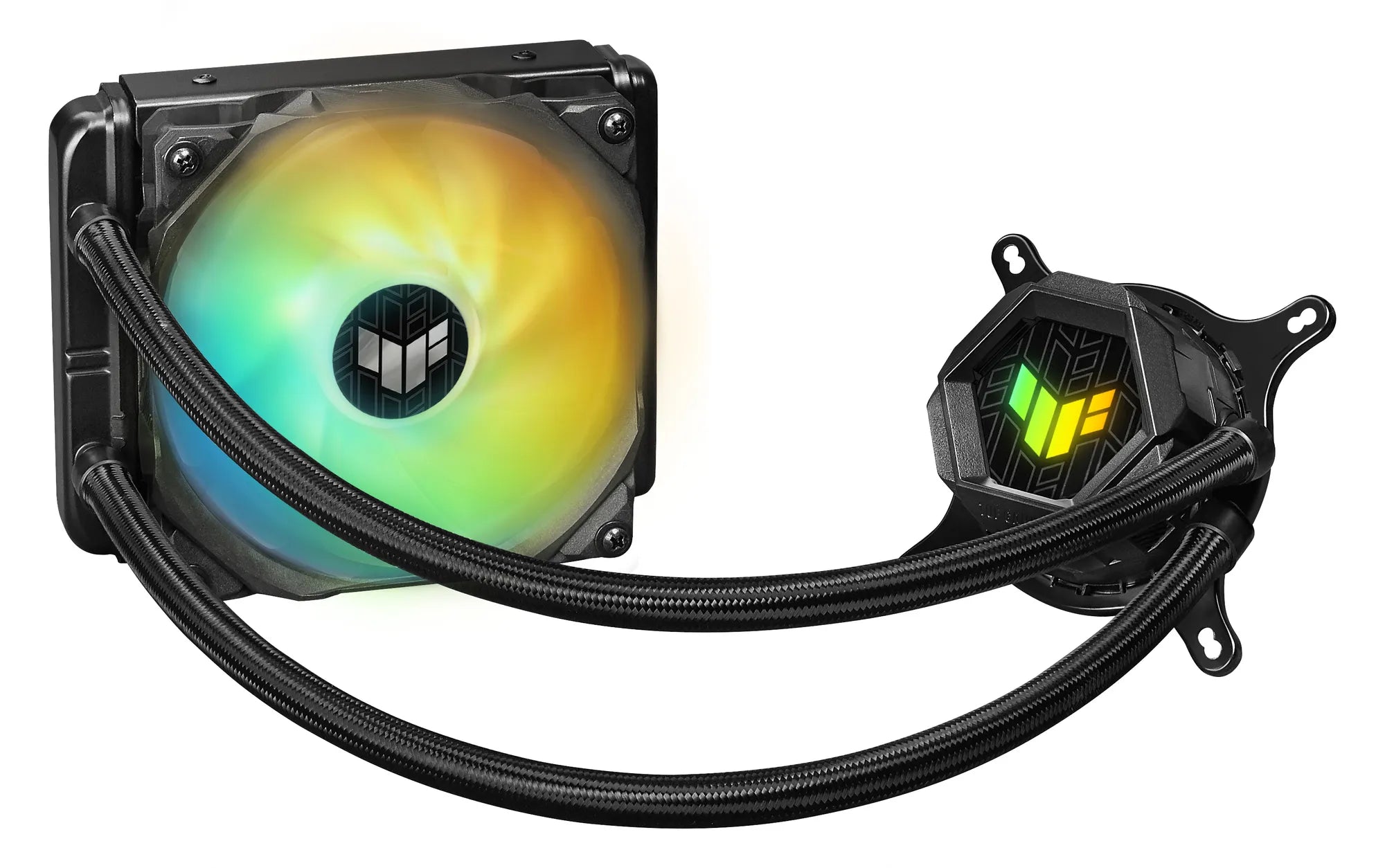 ASUS TUF GAMING LC 120 ARGB, All-in-one liquid cooler, 12 cm, 67 cfm, 113.8 m³/h