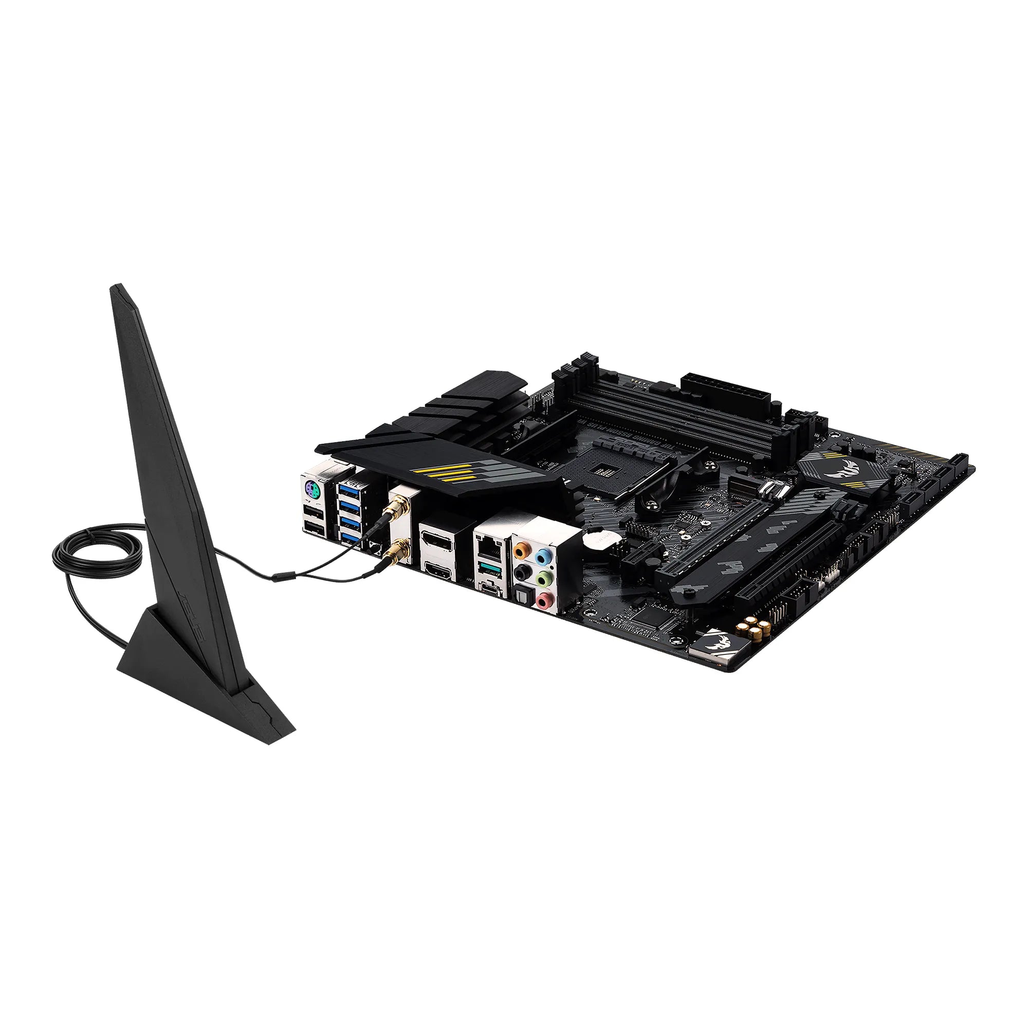 ASUS TUF GAMING B550M-PLUS WIFI II, AMD, Socket AM4, AMD Ryzen™ 3, AMD Ryzen™ 5, AMD Ryzen™ 7, 3rd Generation AMD Ryzen™ 9, AMD Ryzen 9 5th Gen, Socket AM4, DDR4-SDRAM, 128 GB