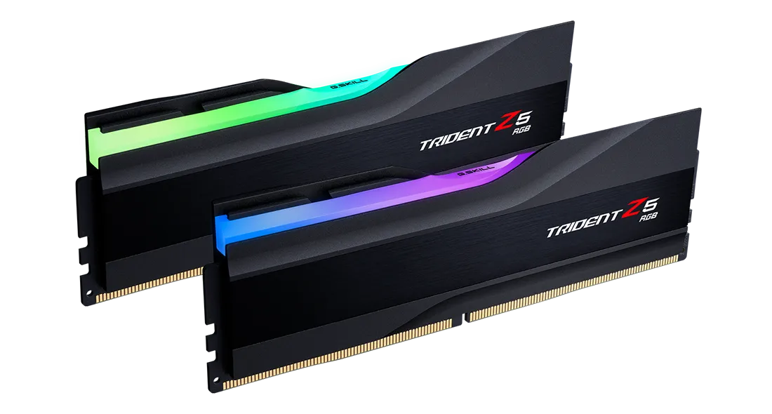 G.Skill Trident Z F5-5600U3636C16GX2-TZ5RK, 32 GB, 2 x 16 GB, DDR5, 5600 MHz, 288-pin DIMM, Black