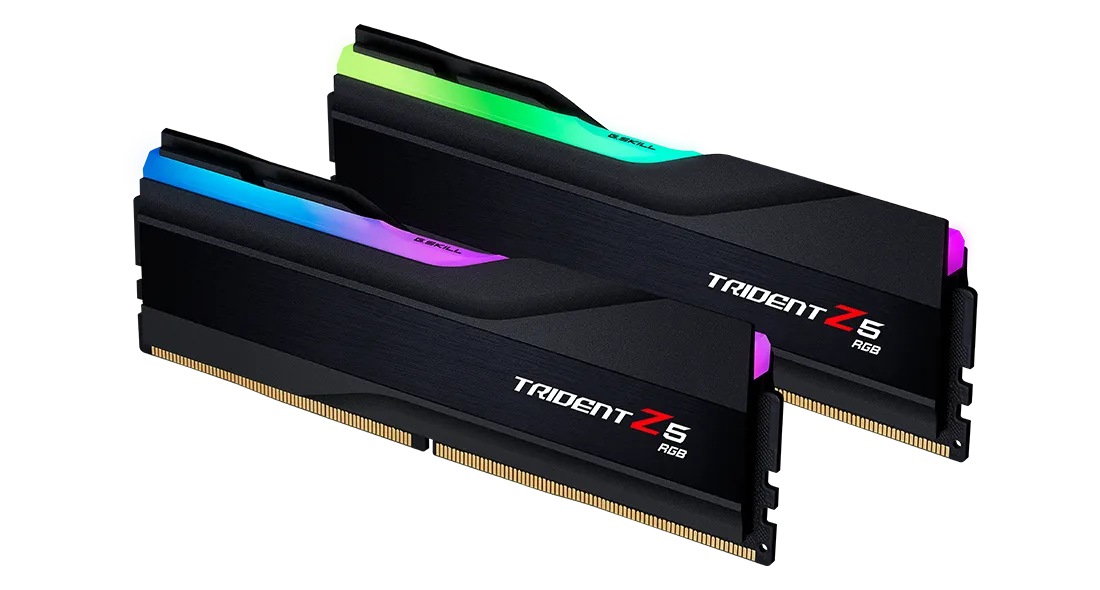 G.Skill Trident Z F5-5600U3636C16GX2-TZ5RK, 32 GB, 2 x 16 GB, DDR5, 5600 MHz, 288-pin DIMM, Black