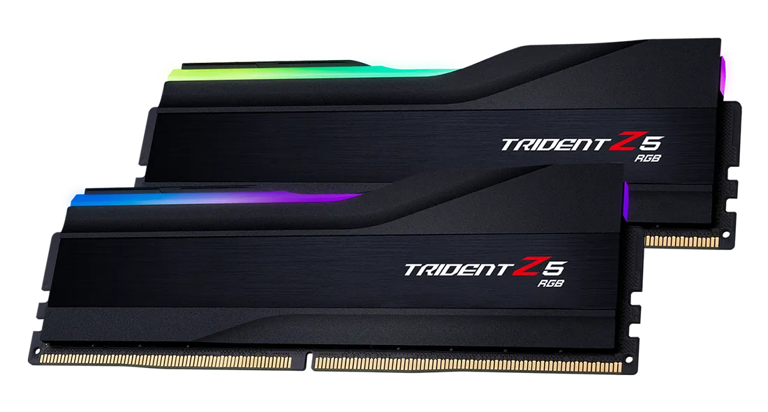 G.Skill Trident Z F5-5600U3636C16GX2-TZ5RK, 32 GB, 2 x 16 GB, DDR5, 5600 MHz, 288-pin DIMM, Black