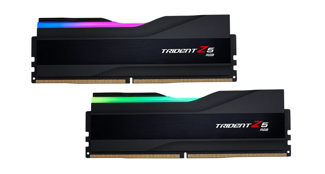 G.Skill Trident Z F5-5600U3636C16GX2-TZ5RK, 32 GB, 2 x 16 GB, DDR5, 5600 MHz, 288-pin DIMM, Black