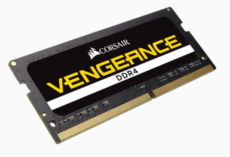 Corsair Vengeance CMSX16GX4M1A3200C22, 16 GB, 1 x 16 GB, DDR4, 3200 MHz, 260-pin SO-DIMM, Black