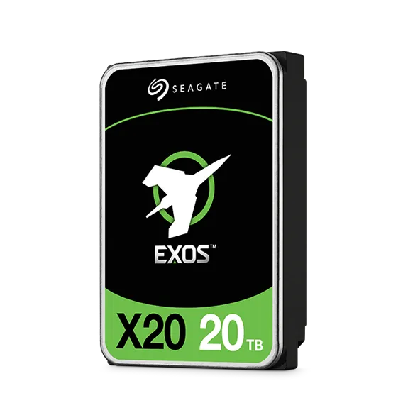 Seagate Enterprise Exos X20, 20 TB, 7200 RPM, 3.5", SAS