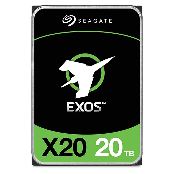 Seagate Enterprise Exos X20, 20 TB, 7200 RPM, 3.5", SAS