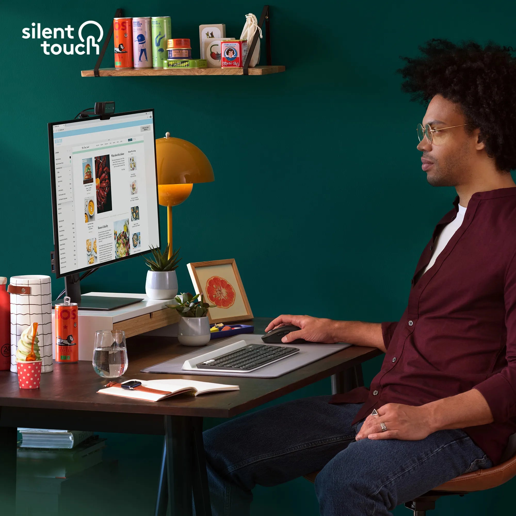 Logitech Signature M650 Wireless Mouse, Right-hand, Optical, RF Wireless + Bluetooth, 2000 DPI, Graphite