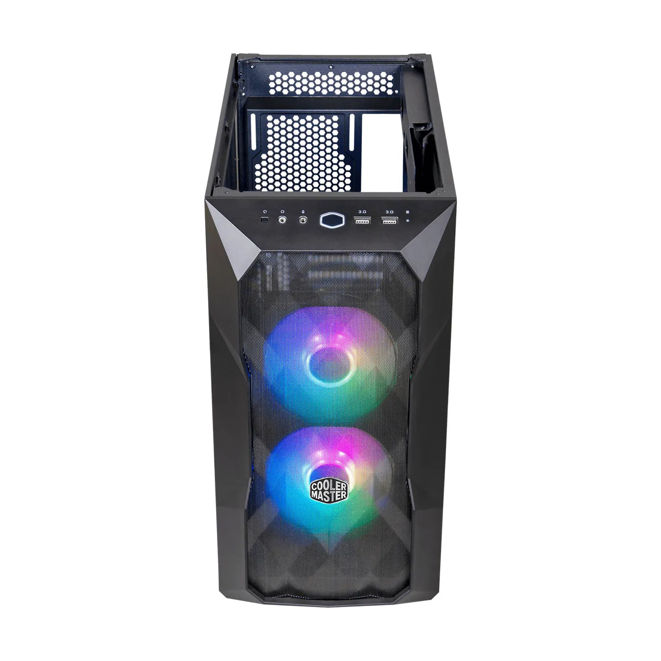 Cooler Master TD300, Mini Tower, PC, Black, Micro-ITX,Mini-ITX, Mesh, Plastic, Steel, Multi