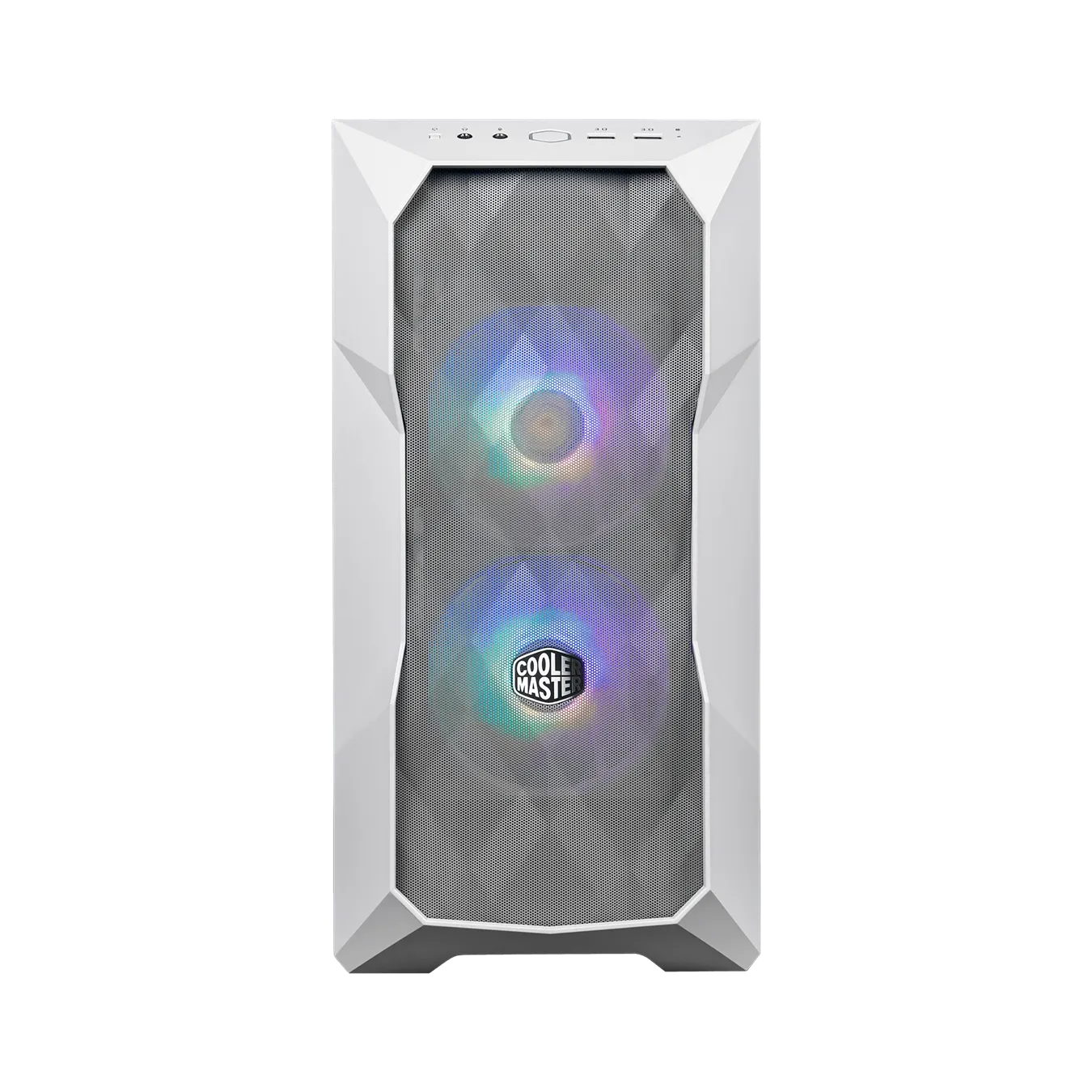 Cooler Master TD300, Mini Tower, PC, White, micro ATX, Mini-ITX, Mesh, Plastic, Steel, Multi