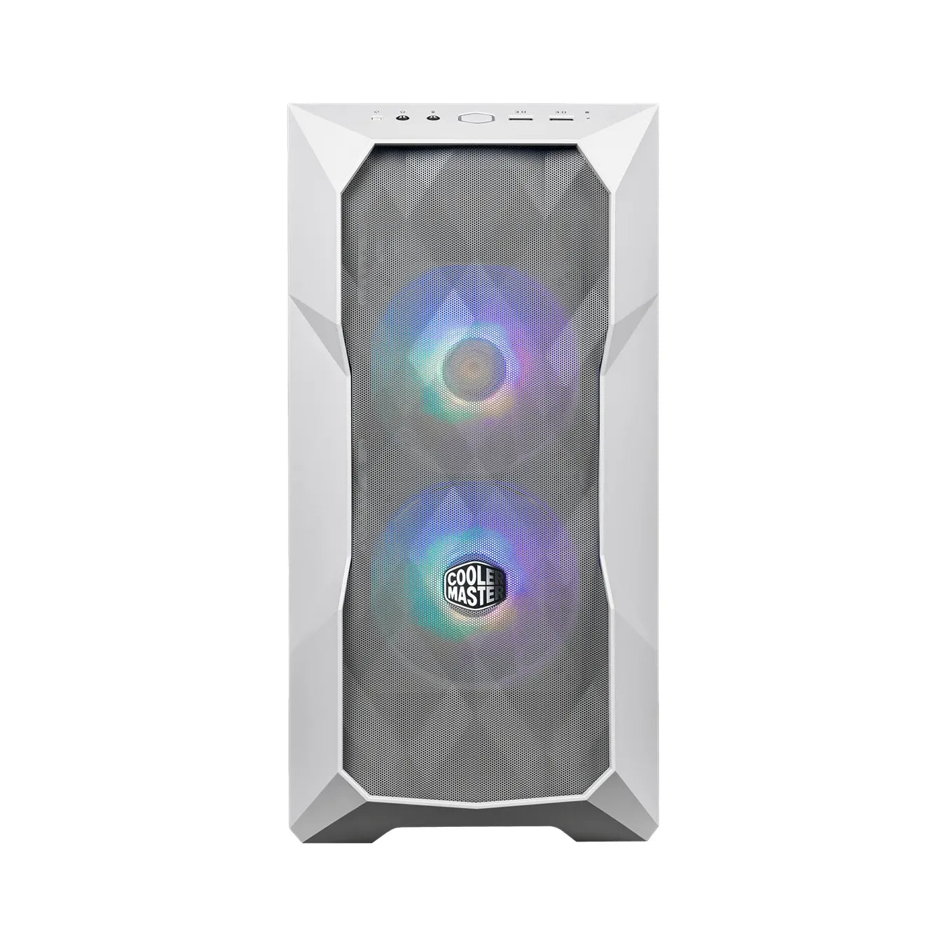 Cooler Master TD300, Mini Tower, PC, White, Micro-ITX,Mini-ITX, Mesh, Plastic, Steel, Multi