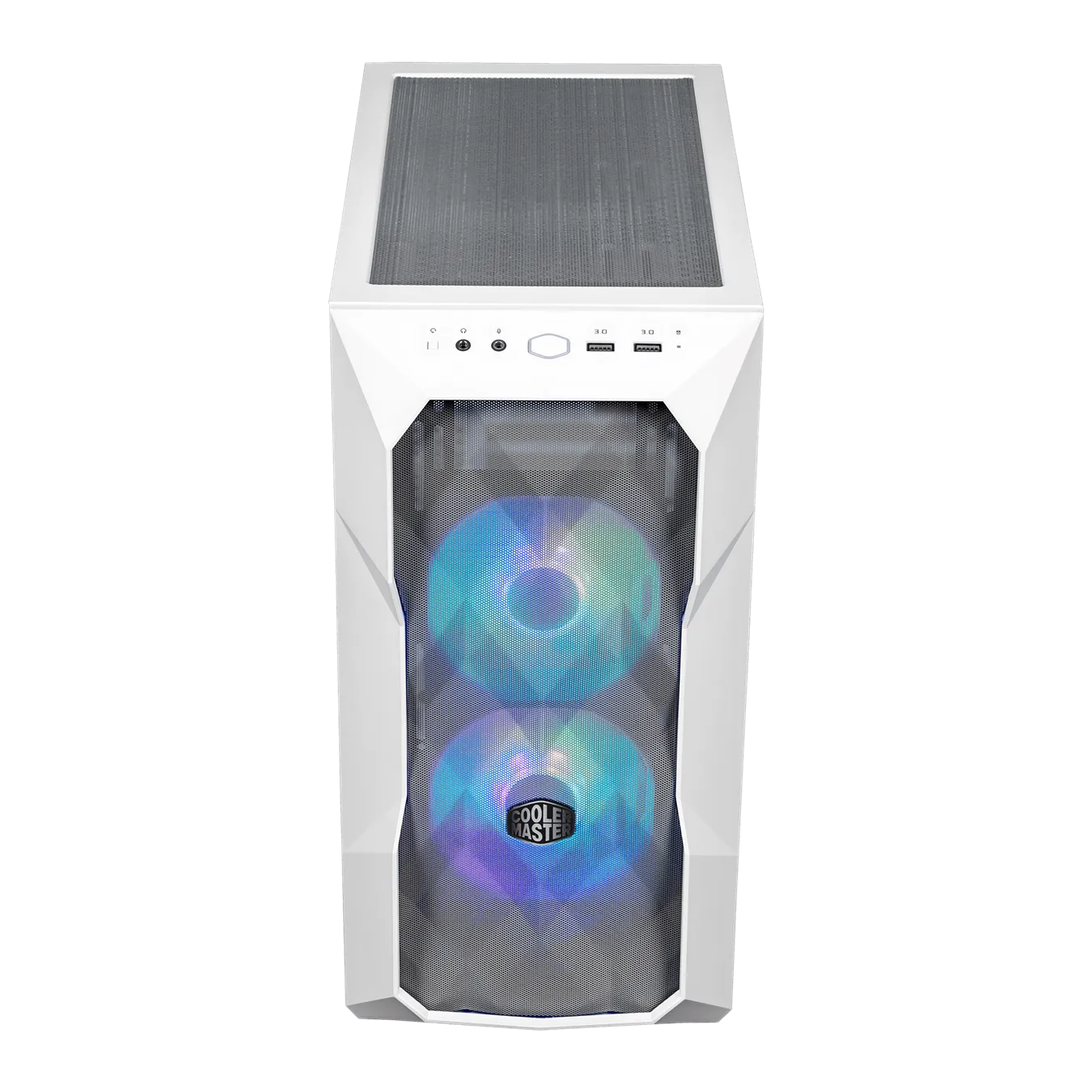 Cooler Master TD300, Mini Tower, PC, White, micro ATX, Mini-ITX, Mesh, Plastic, Steel, Multi