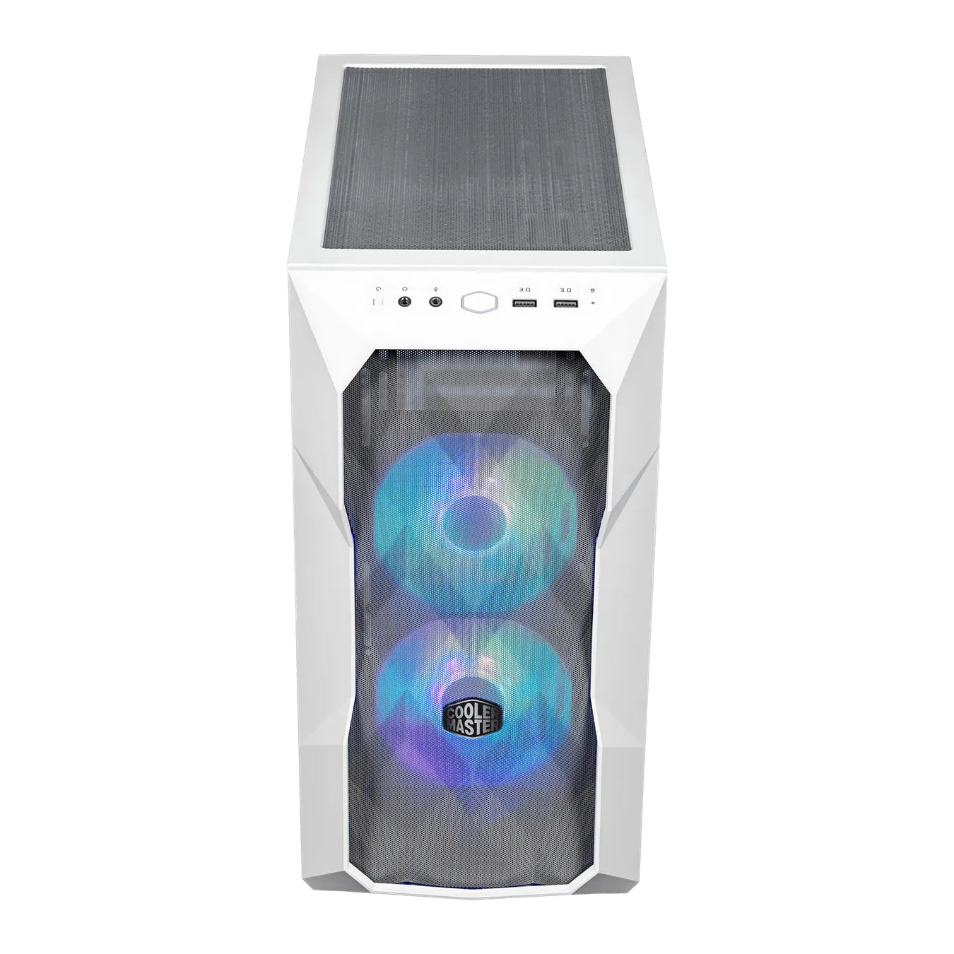 Cooler Master TD300, Mini Tower, PC, White, Micro-ITX,Mini-ITX, Mesh, Plastic, Steel, Multi