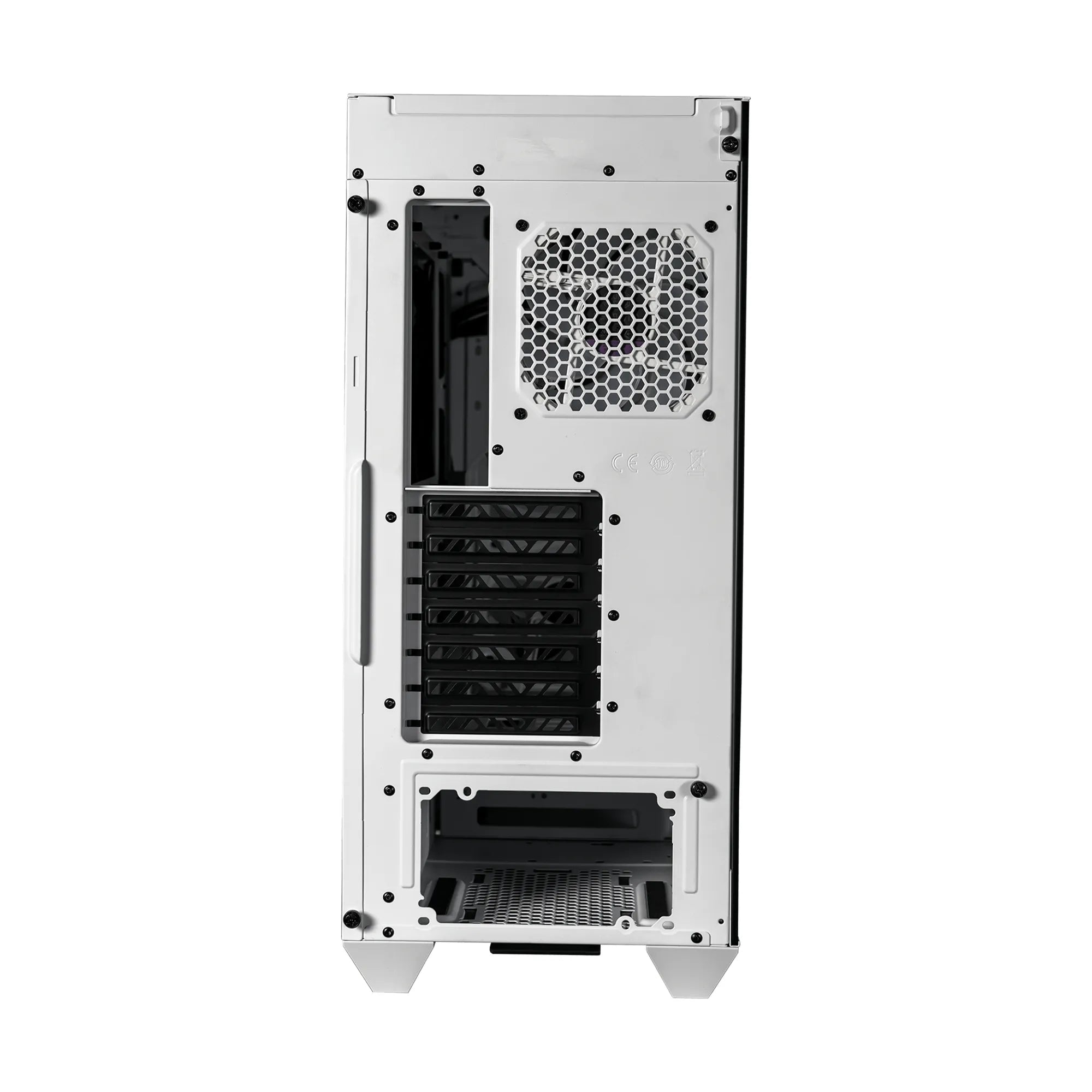 Cooler Master HAF 500, Midi Tower, PC, White, ATX, micro ATX, SSI CEB, ITX, EATX, Mesh, Tempered glass, Plastic, Steel, Multi