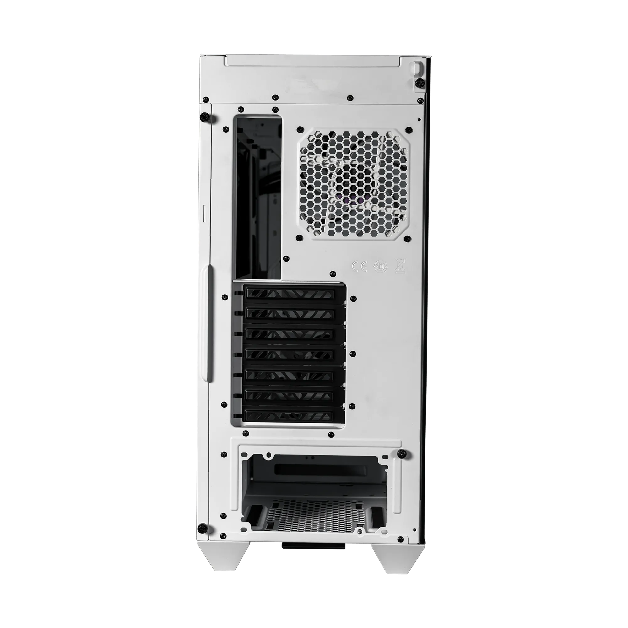 Cooler Master HAF 500, Midi Tower, PC, White, ATX, micro ATX, SSI CEB, ITX, EATX, Mesh, Tempered glass, Plastic, Steel, Multi