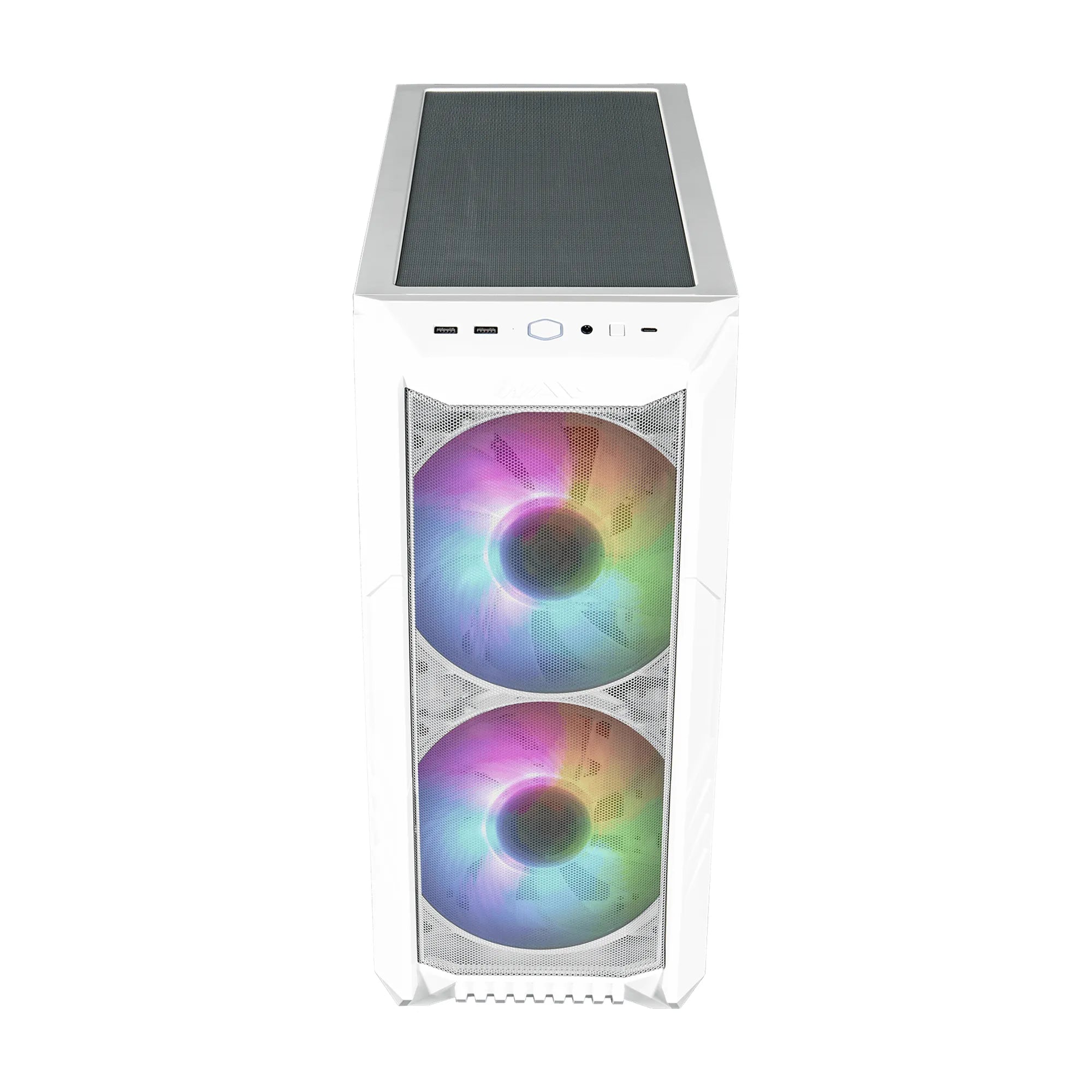 Cooler Master HAF 500, Midi Tower, PC, White, ATX, micro ATX, SSI CEB, ITX, EATX, Mesh, Tempered glass, Plastic, Steel, Multi