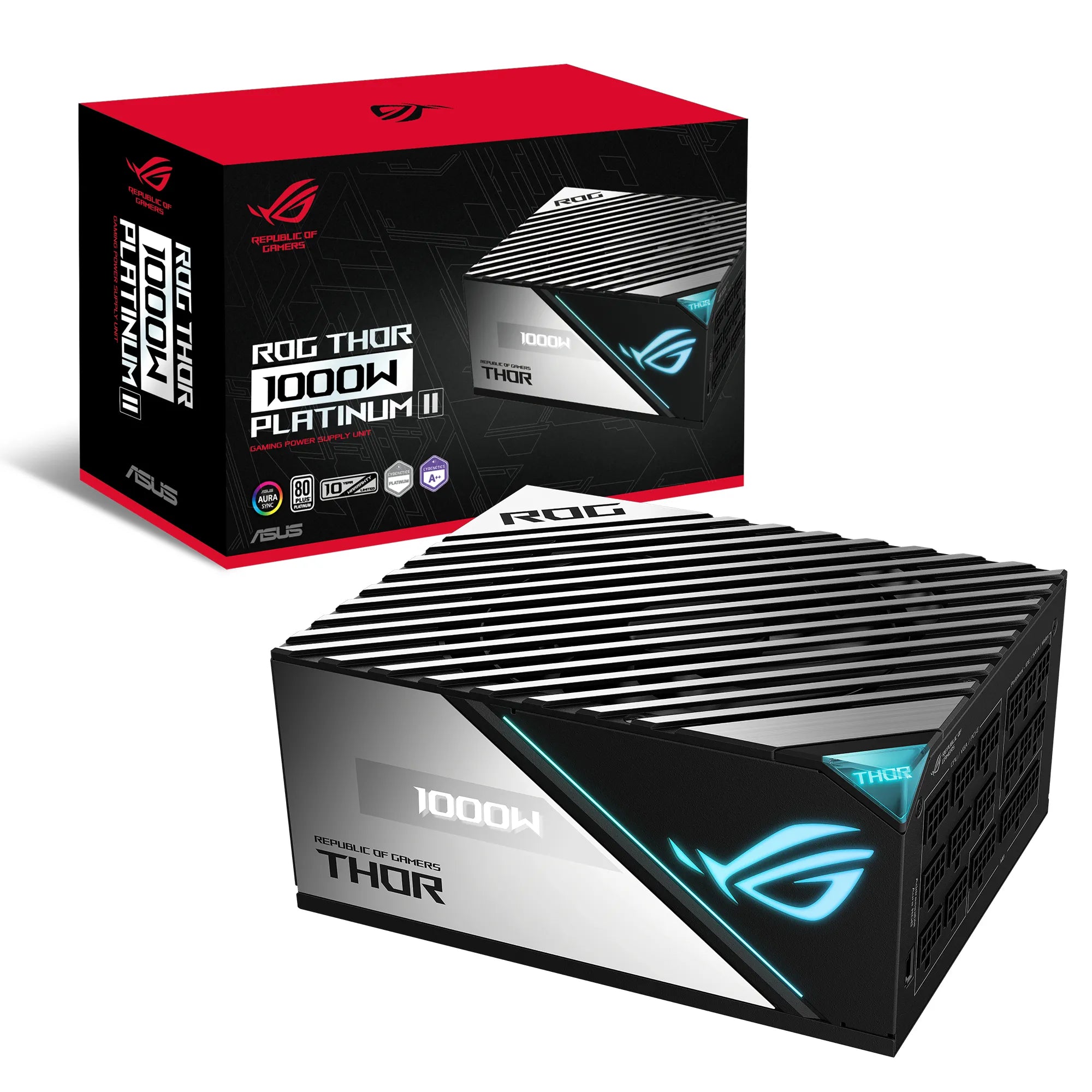 ASUS ROG-THOR-1000P2-GAMING, 1000 W, 100 - 240 V, 25 A, 83 A, 25 A, 0.3 A
