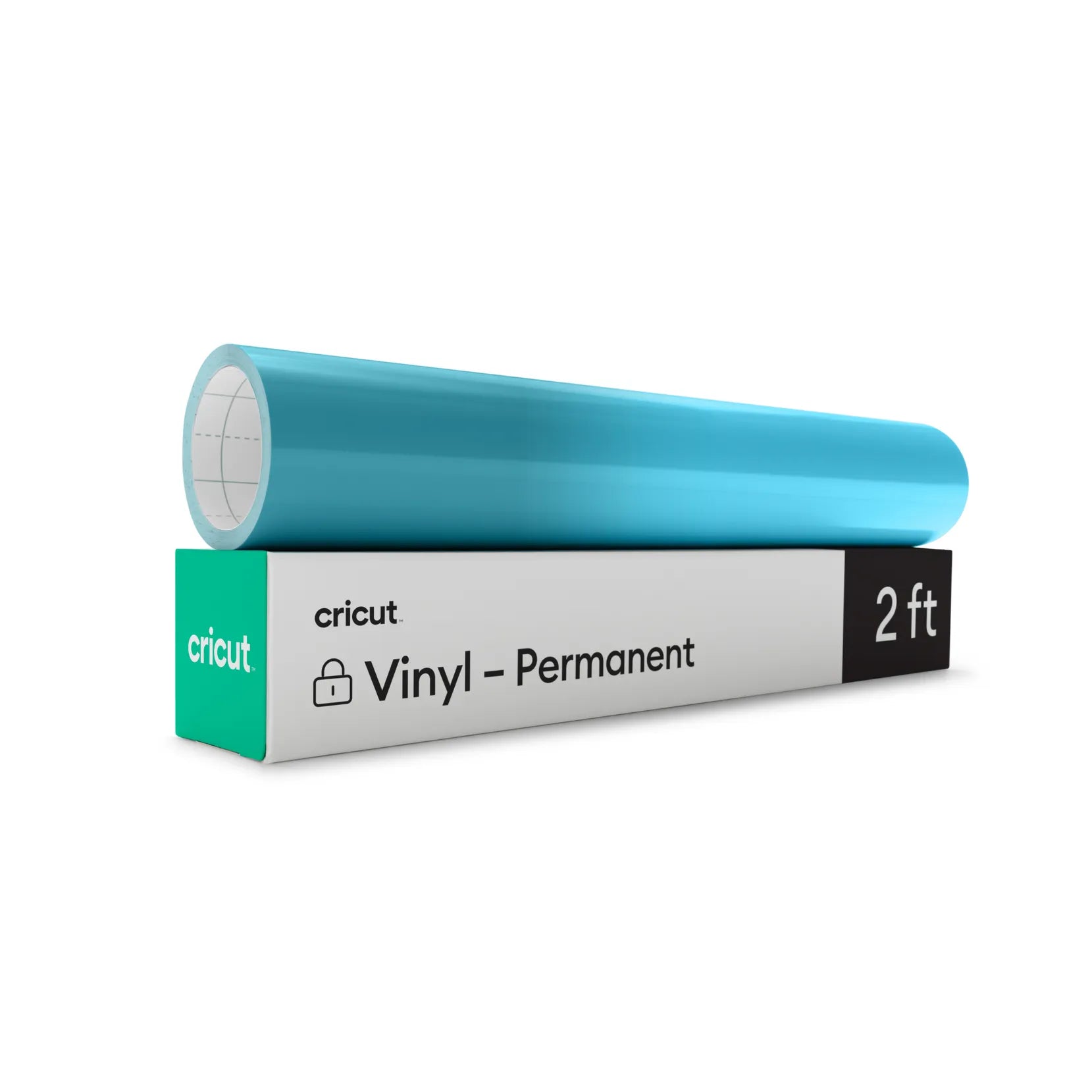 Cricut 2009589, Heat transfer vinyl roll, Smooth heat transfer vinyl, Blue, Turquoise, Monochromatic, Glossy, Hand wash