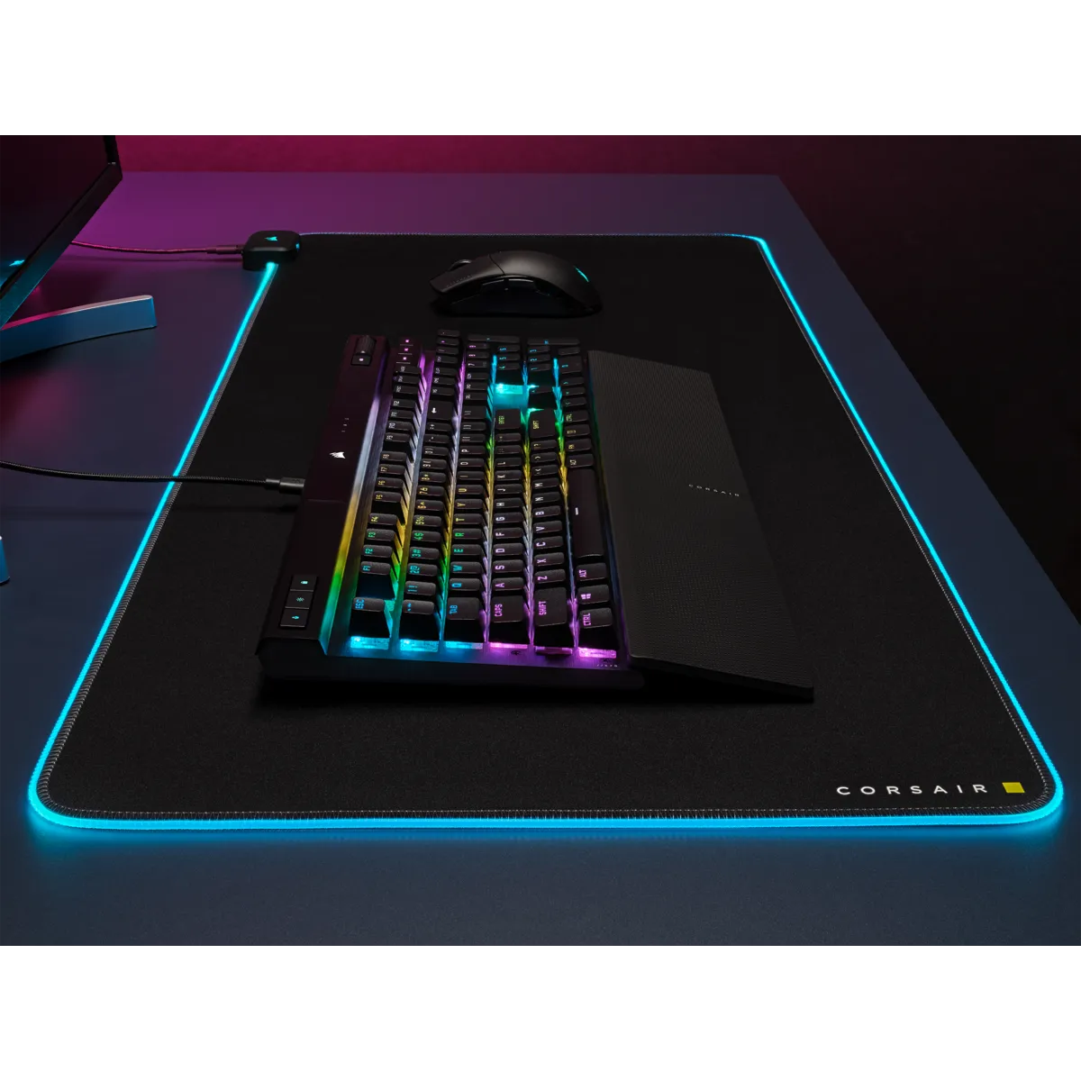 Corsair K70 PRO, Wired, USB, Opto-mechanical key switch, QWERTY, RGB LED, Black