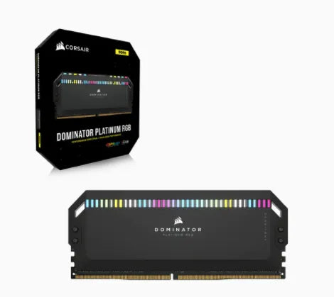 Corsair Dominator CMT32GX5M2B5200C40, 32 GB, 2 x 16 GB, DDR5, 5200 MHz, 288-pin DIMM, Black