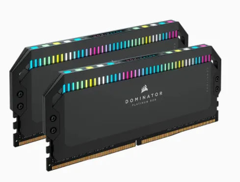 Corsair Dominator CMT32GX5M2B5200C40, 32 GB, 2 x 16 GB, DDR5, 5200 MHz, 288-pin DIMM, Black