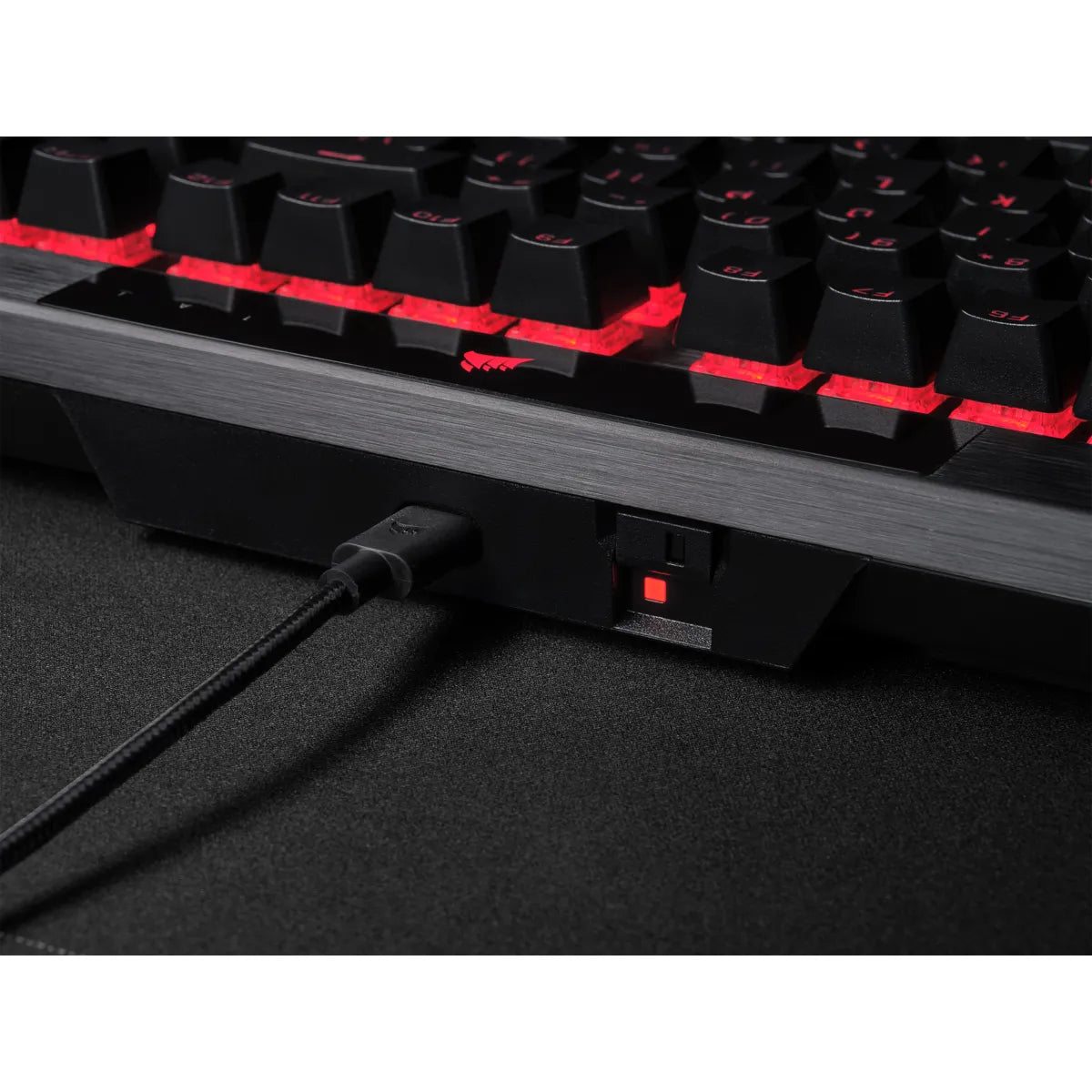 Corsair K70 RGB PRO Mechanical Gaming Keyboard with PBT DOUBLE SHOT PRO Keycaps — CHERRY MX Brown, Full-size (100%), USB, Mechanical, QWERTY, RGB LED, Black