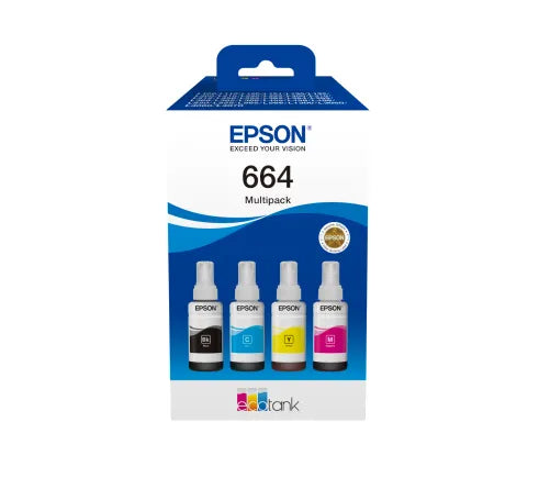 Epson C13T66464A, Black, Cyan, Magenta, Yellow, 4 pc(s), Multi pack