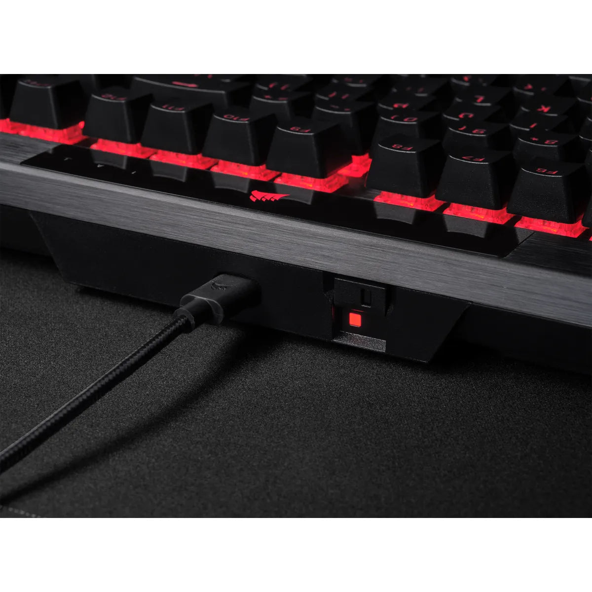 Corsair K70 RGB PRO Mechanical Gaming Keyboard with PBT DOUBLE SHOT PRO Keycaps — CHERRY MX Brown, Wired, USB, Mechanical, QWERTY, RGB LED, Black