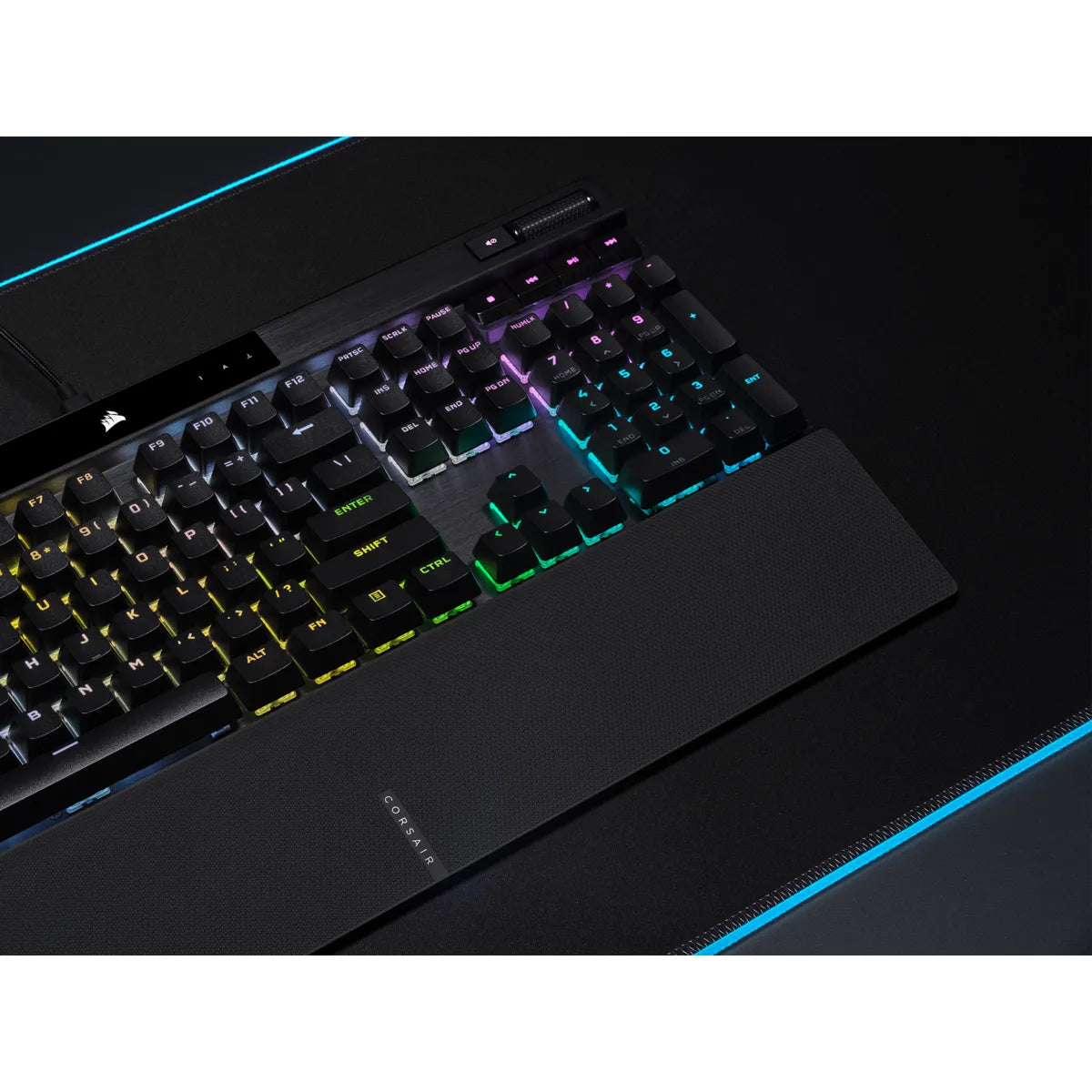 Corsair K70 RGB PRO Mechanical Gaming Keyboard with PBT DOUBLE SHOT PRO Keycaps — CHERRY MX Brown, Wired, USB, Mechanical, QWERTY, RGB LED, Black