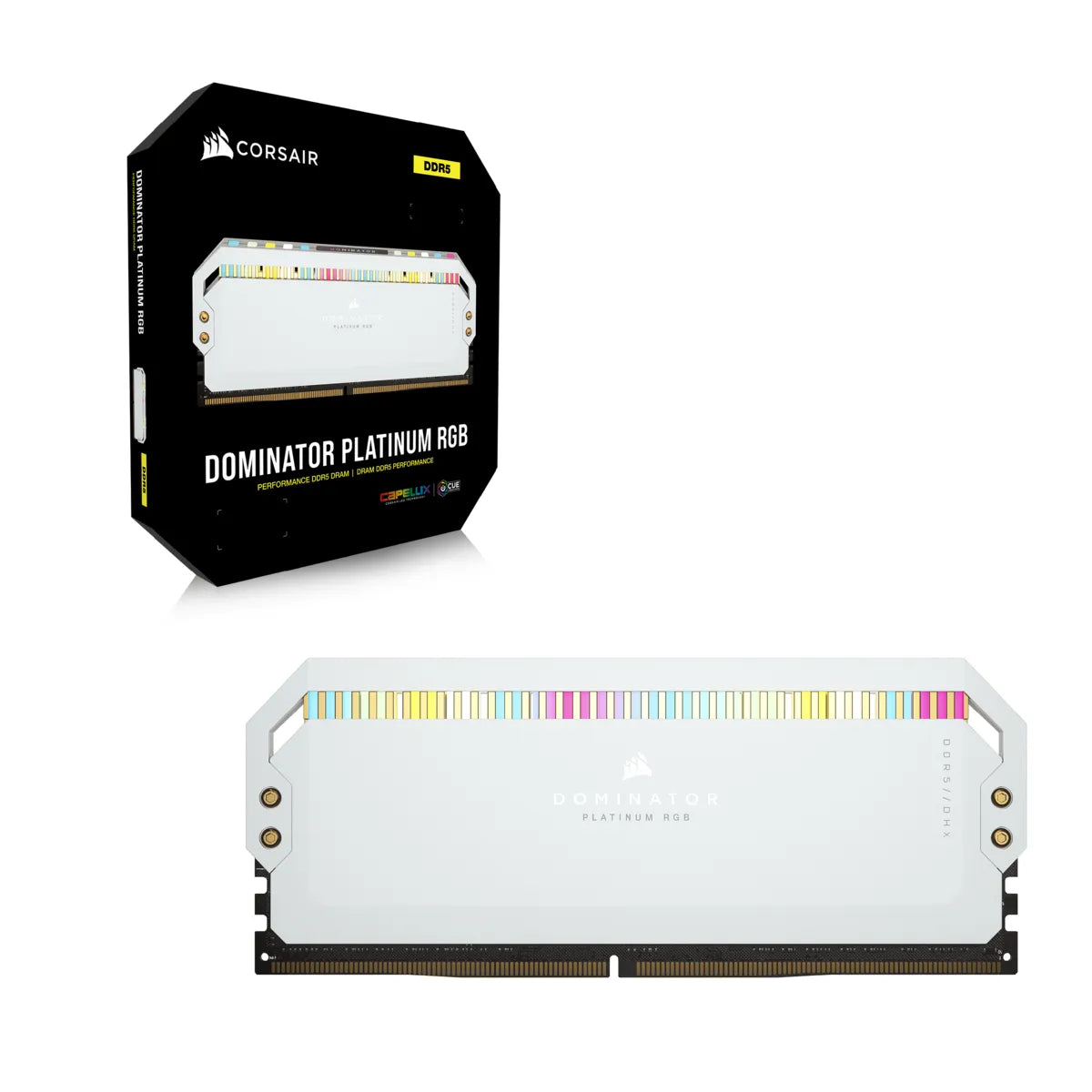 Corsair Dominator CMT32GX5M2B5600C36W, 32 GB, 2 x 16 GB, DDR5, 5600 MHz, 288-pin DIMM