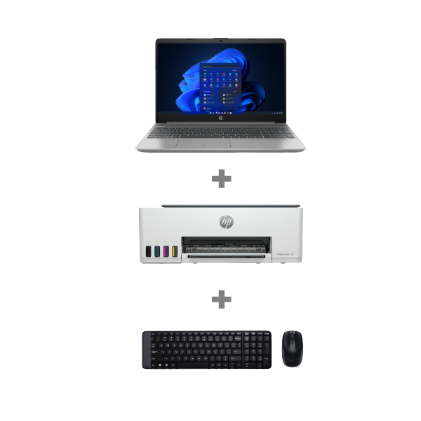 HP UMA Celeron N4500 + HP Smart Tank 580 + Logitech MK220 Wireless KBD MSE