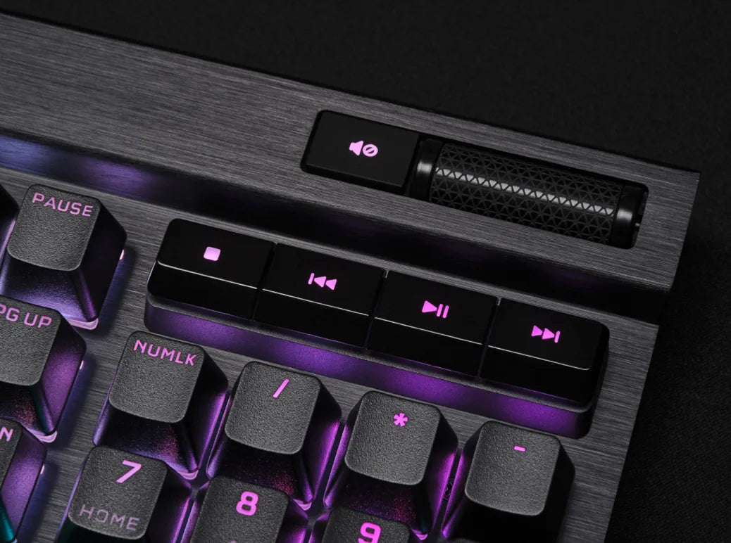 Corsair K70 RGB PRO, Full-size (100%), USB, Mechanical, QWERTY, RGB LED, Black