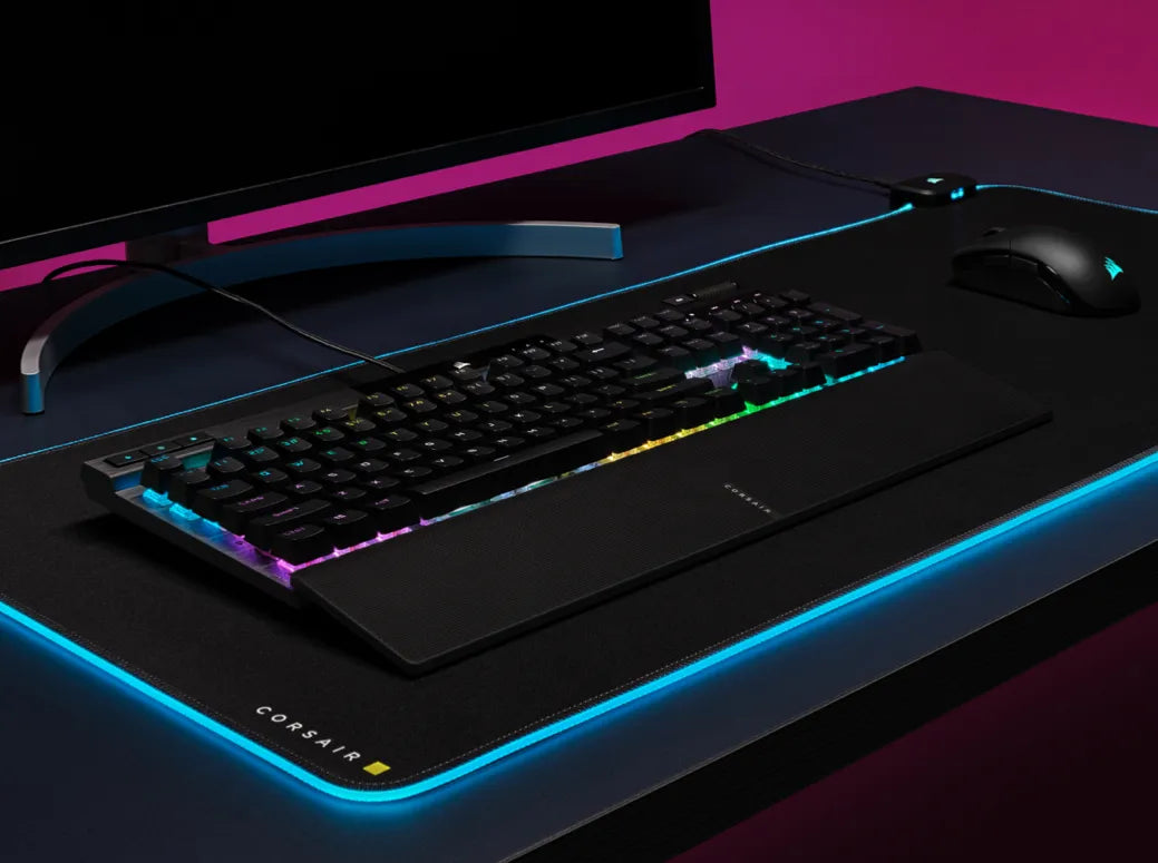 Corsair K70 RGB PRO, Full-size (100%), USB, Mechanical, QWERTY, RGB LED, Black