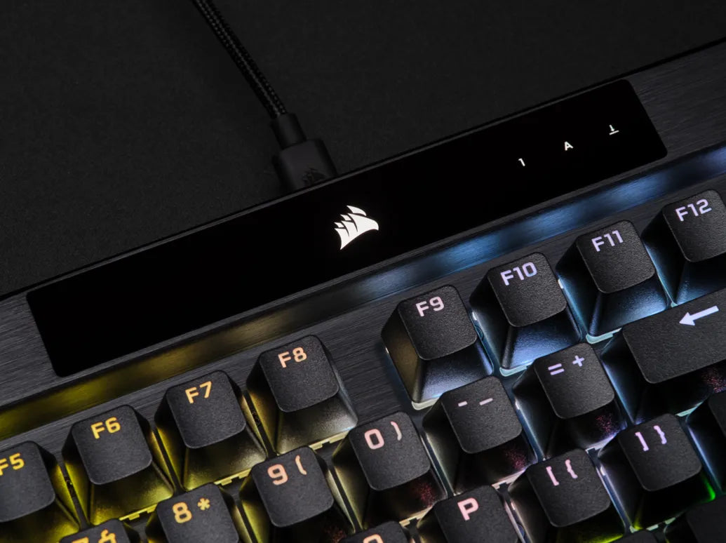 Corsair K70 RGB PRO, Wired, USB, Mechanical, QWERTY, RGB LED, Black