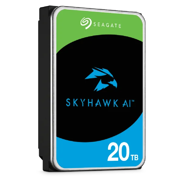 Seagate Skyhawk AI ST20000VE003 20TB 3.5'' HDD Surveillance Drives; SATA 6GB/s Interface; 512MB Cache; RPM: 7200; 512e; 5 Year l