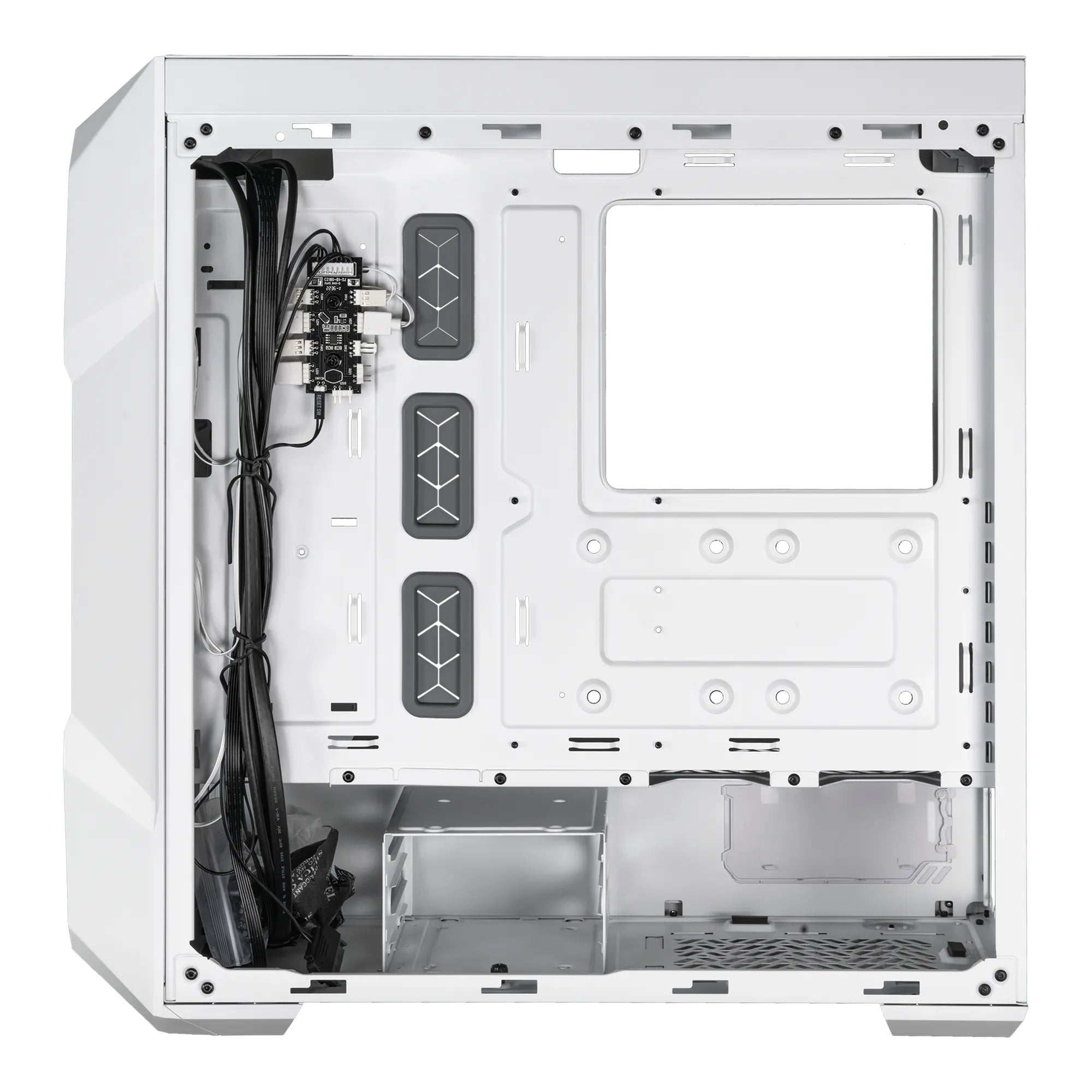 Cooler Master MasterBox TD500 Mesh V2, Midi Tower, PC, White, ATX, micro ATX, SSI CEB, Mini-ITX, EATX, Mesh, Tempered glass, Plastic, Steel, Multi