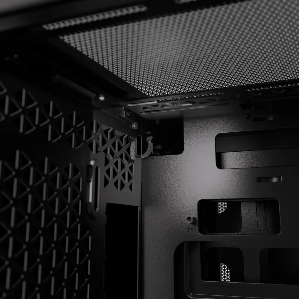 Corsair 2500D AIRFLOW, Midi Tower, PC, Black, ATX, 18 cm, 40 cm