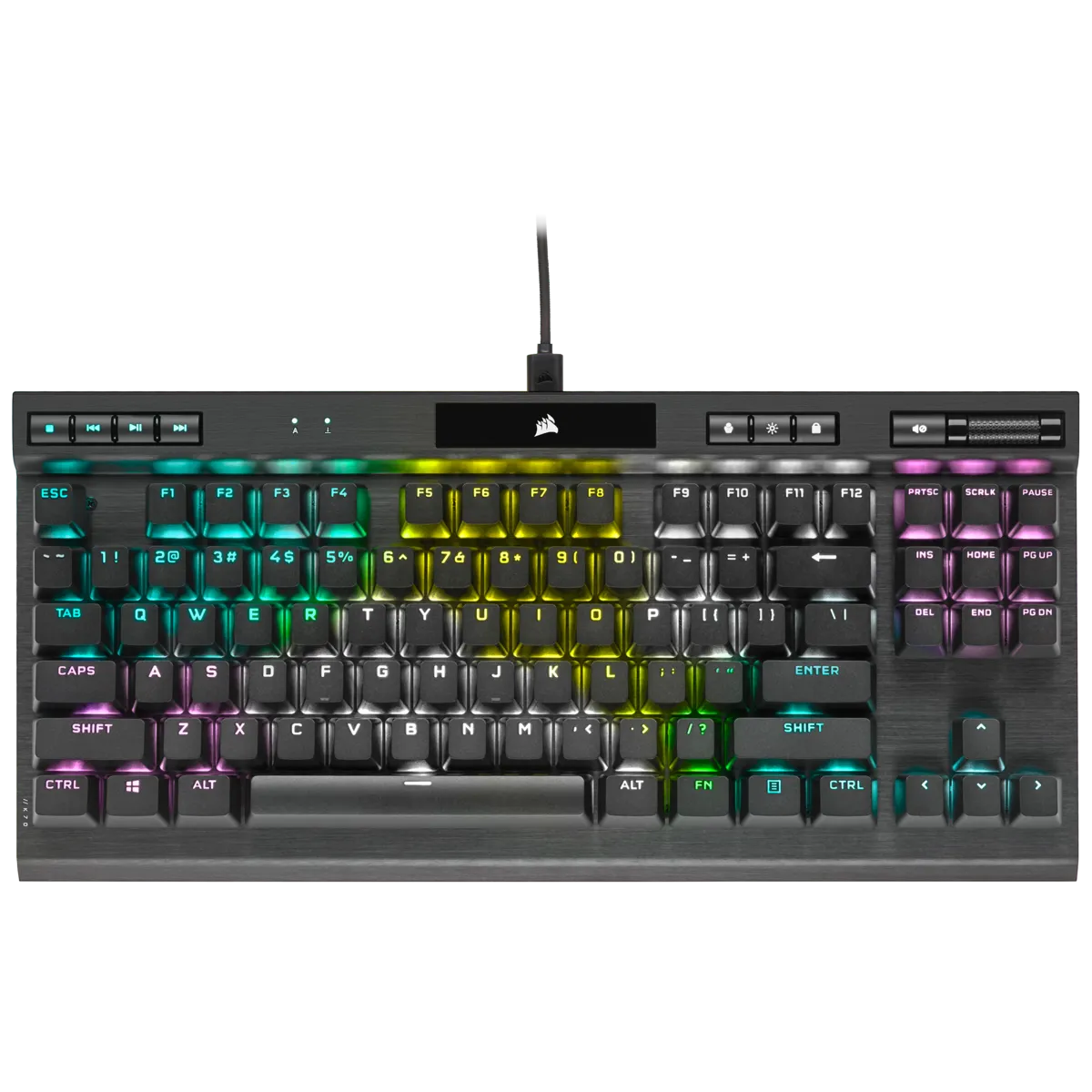 Corsair  K70 TKL Champion serijos klaviat?ra (CH-911901A-NA), Tenkeyless (80 - 87%), Opto-mechanical key switch, RGB LED