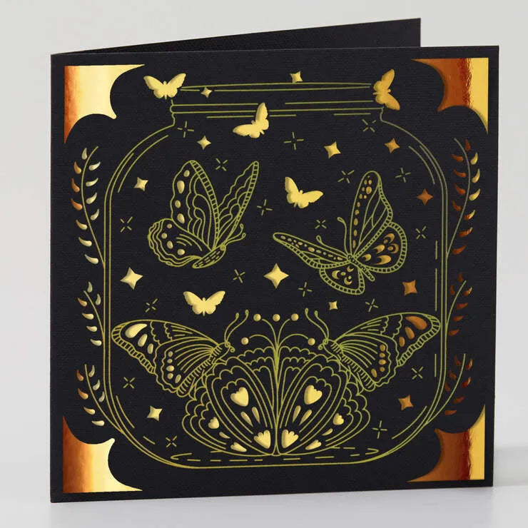 2009477 - Cricut Insert Cards Foil Celebration R40 12.1x16.8cm 12-Pack