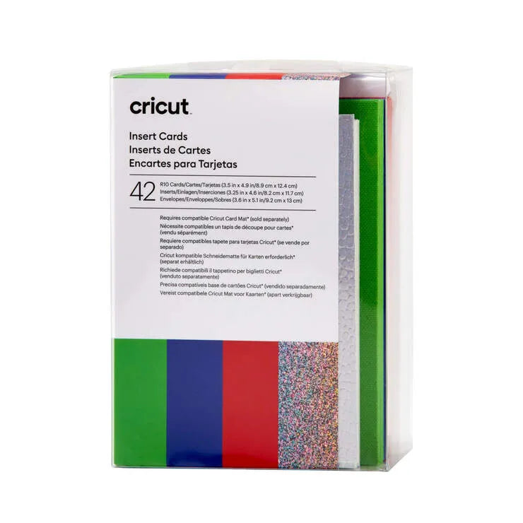 Cricut 2009467, Blue, Green, Red, Monochromatic, 89 mm, 124 mm, 42 sheets