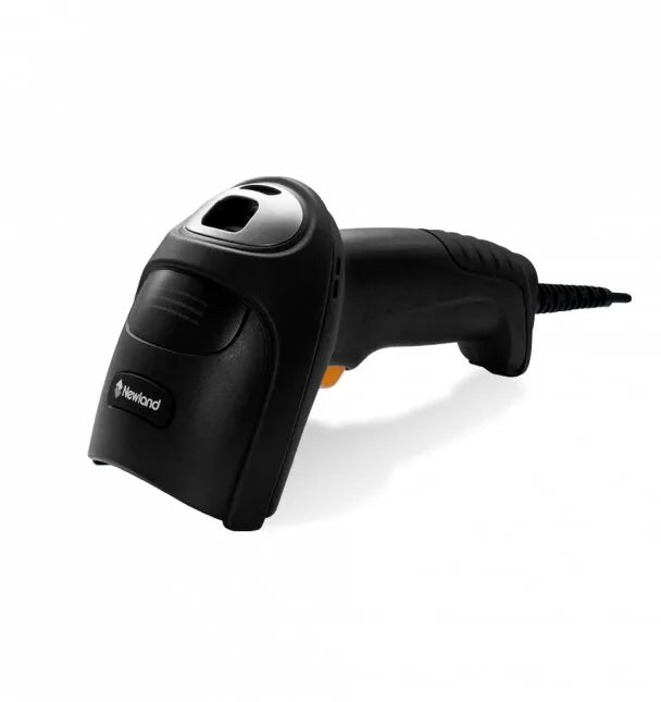 Newland-HR52 Bonito 2D Handheld Reader; CMOS Duo Near & Far range Mega Pixel imager with Laser Aimer ; Black surface with 2 mtr.