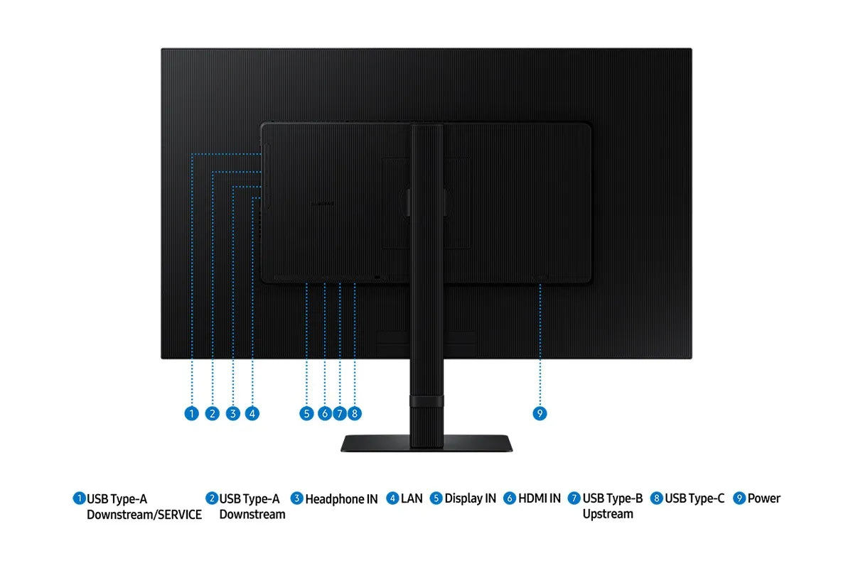 Samsung S80UD, 81.3 cm (32"), 3840 x 2160 pixels, 4K Ultra HD, LCD, 5 ms, Black