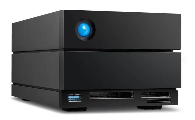 Seagate LaCie STLG16000400 2big Dock Thunderbolt 3; 16TB; Dual Thunderbolt 3 & DP ports for 2x4K or 1x 8K diplays; RAID; USB3.2;