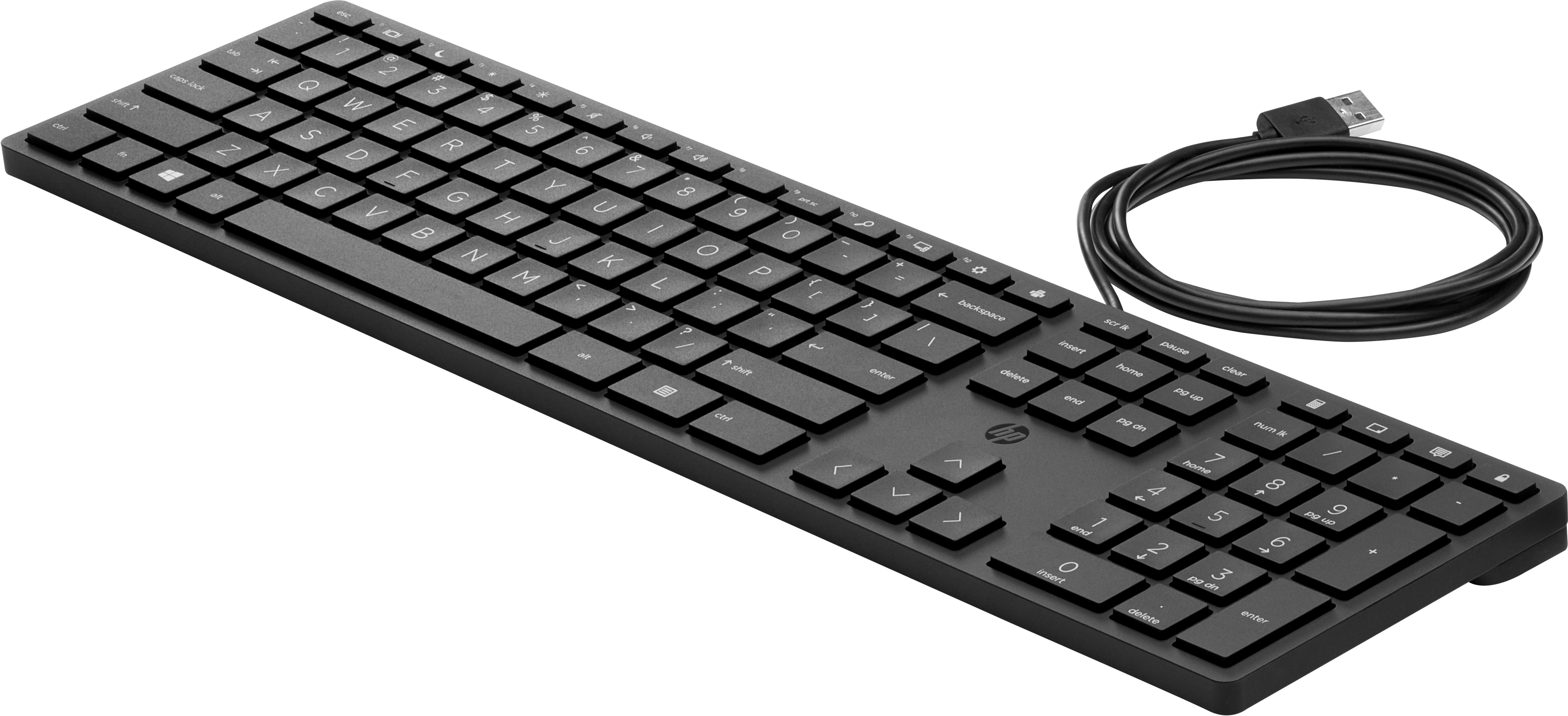 HP Wired Desktop 320K Keyboard USB Interface