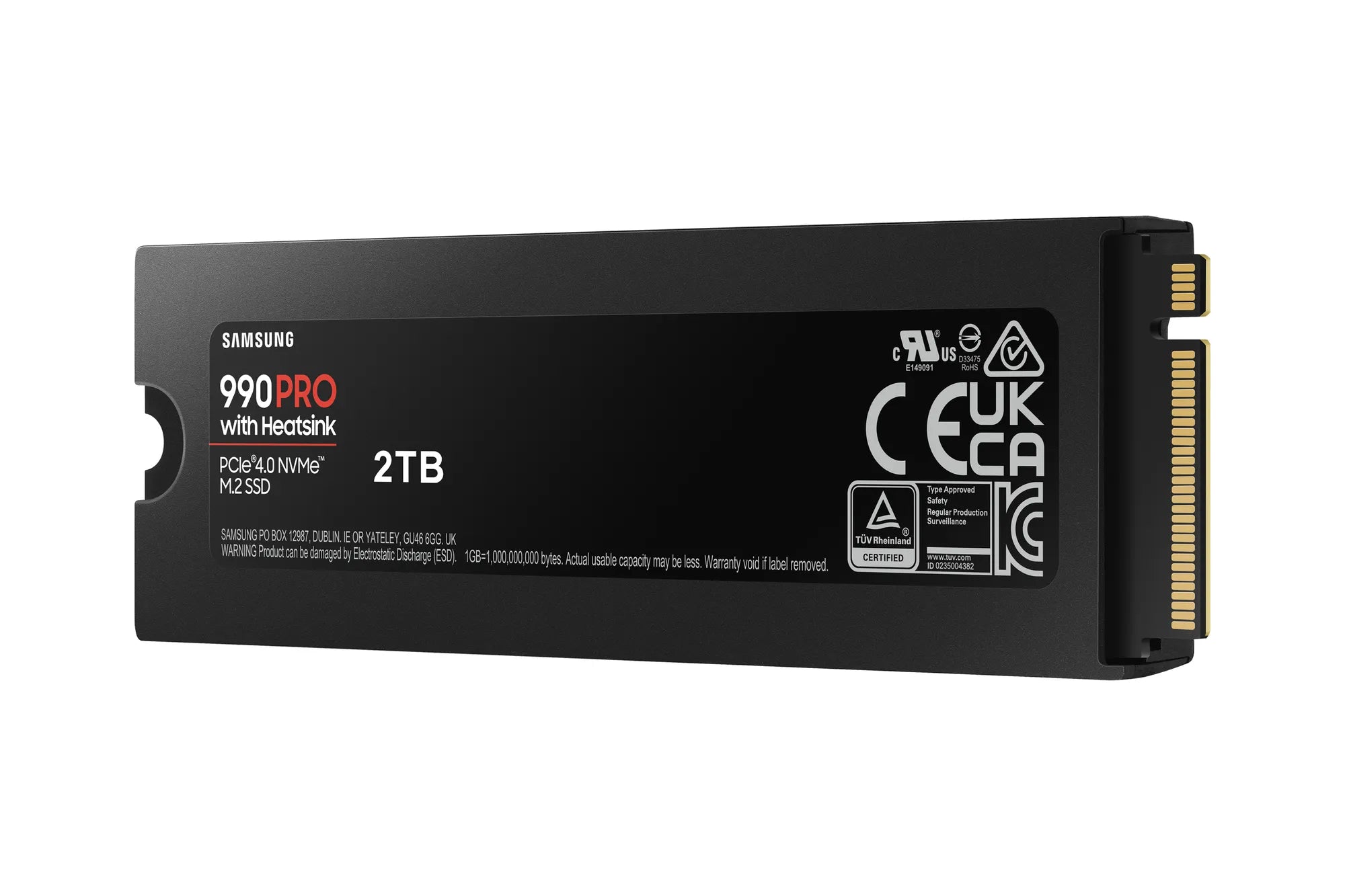 Samsung 990 PRO, 2 TB, M.2, 7450 MB/s