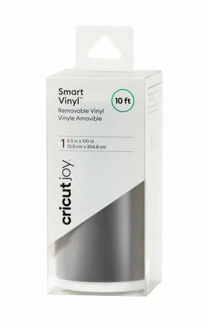 Cricut Joy Smart Vinyl – Removable (3 m), Silver, Heat transfer vinyl roll, Silver, Monochromatic, Matte, Cricut Joy, 139 mm