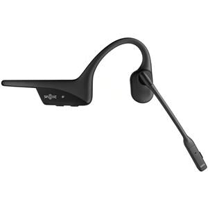 SHOKZ OpenComm2 UC 2025 Upgrade Wireless Bluetooth Bone Conduction Videoconferencing Headset with USB-C Charging Port and USB-C adapter 16 Hr Talk Time, 29m Wireless Range, 1 Hr - C120-AC-BK-EU