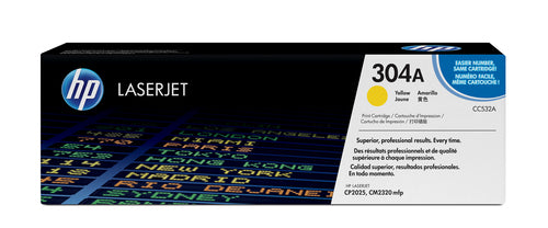 HP 304A Color LaserJet CP2025 Yellow Print Toner Cartidge